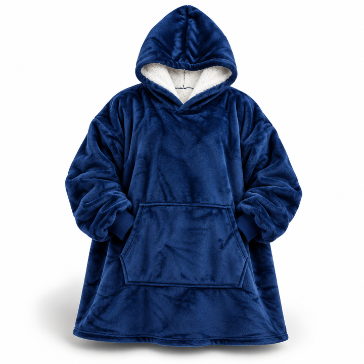 Ultra-Soft Oversized Sherpa Hoodie Blanket (with Pocket) 6