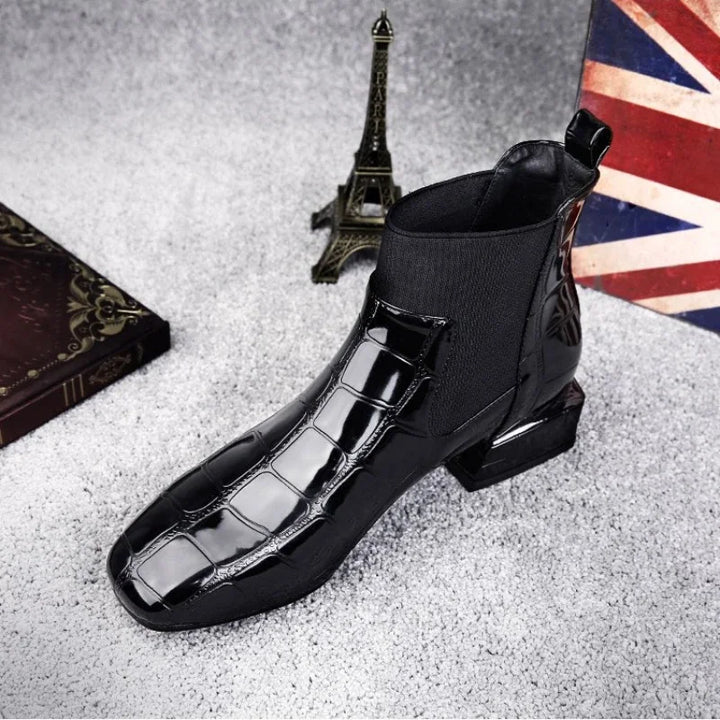 Women's Leather Comfort Boots - Durable, Supportive Everyday Casual Style 1
