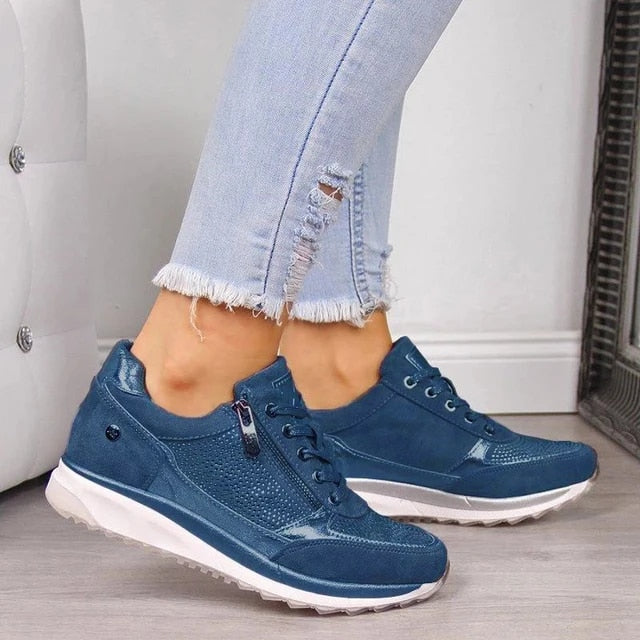 Women's Orthopedic Walking Sneakers with Breathable Upper and Cushioned Sole 5