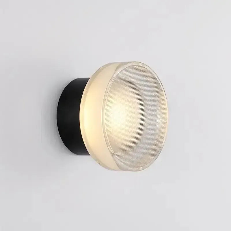 Nordic Circular Wall Lamp - Modern LED Sconce for Bedroom and Hallway 6