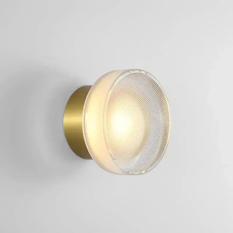 Nordic Circular Wall Lamp - Modern LED Sconce for Bedroom and Hallway 7