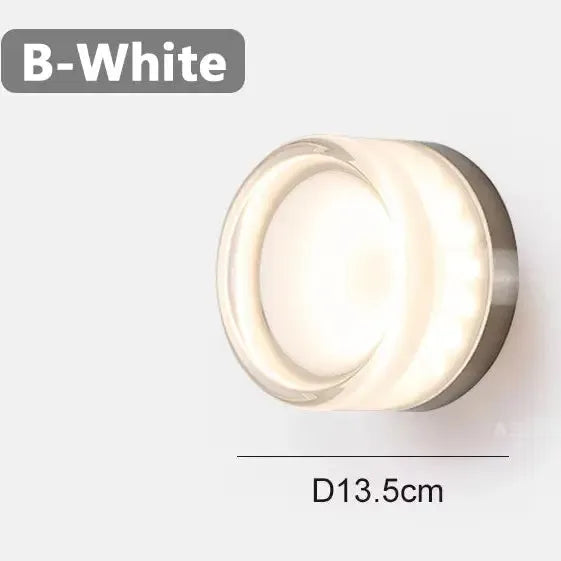 Nordic Circular Wall Lamp - Modern LED Sconce for Bedroom and Hallway 21