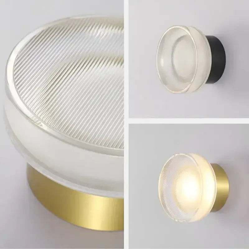Nordic Circular Wall Lamp - Modern LED Sconce for Bedroom and Hallway 12