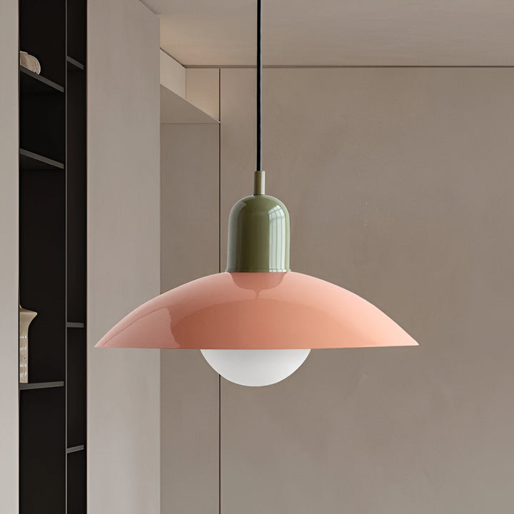 Nordic Macaron Bauhaus Pendant Light, Modern Minimalist Dome Ceiling Fixture 10