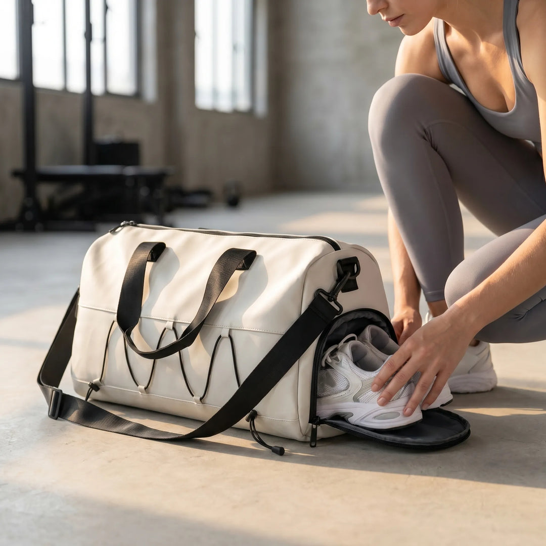 Off-White Duffel Bag - Kyrentia