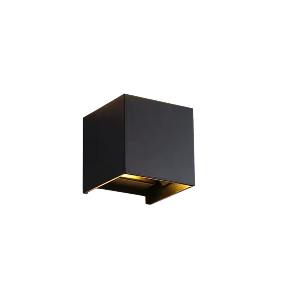 Luxe Cordless Wall Lamp | Square Sensor Light | Aluminum 10x10 cm 7