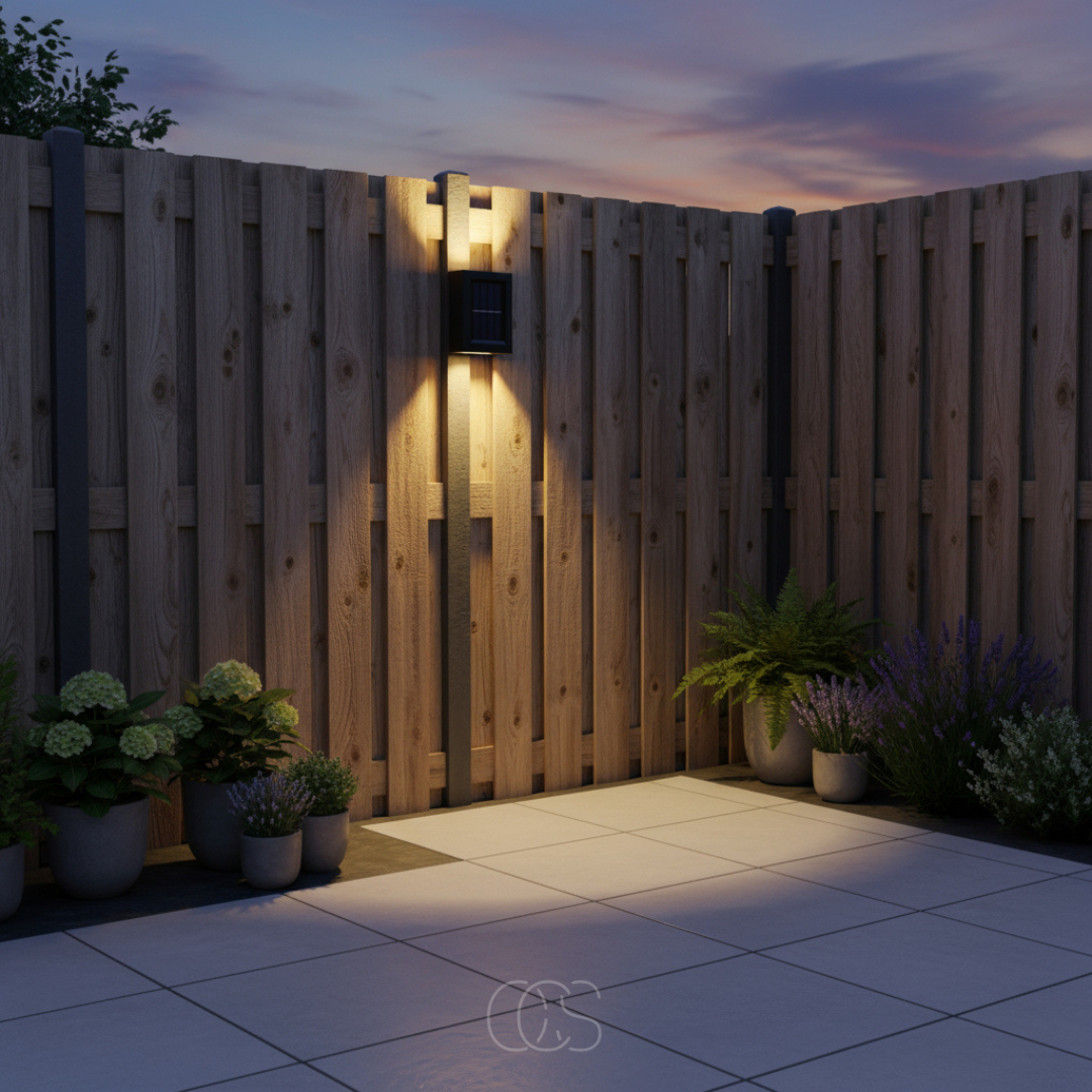 Wireless Solar Outdoor Wall Light with Sensor & IP65 Waterproof 3