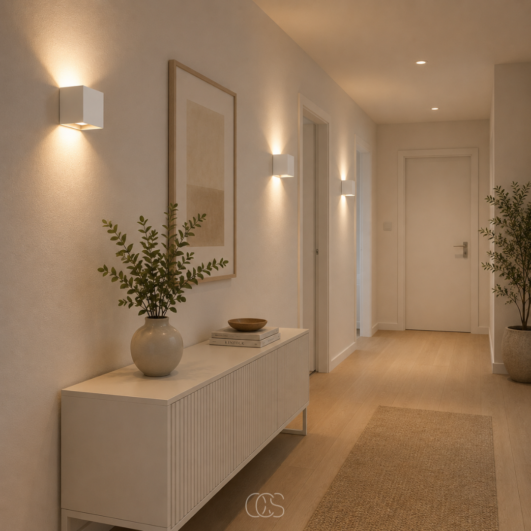 Luxe Cordless Wall Lamp | Square Sensor Light | Aluminum 10x10 cm 4