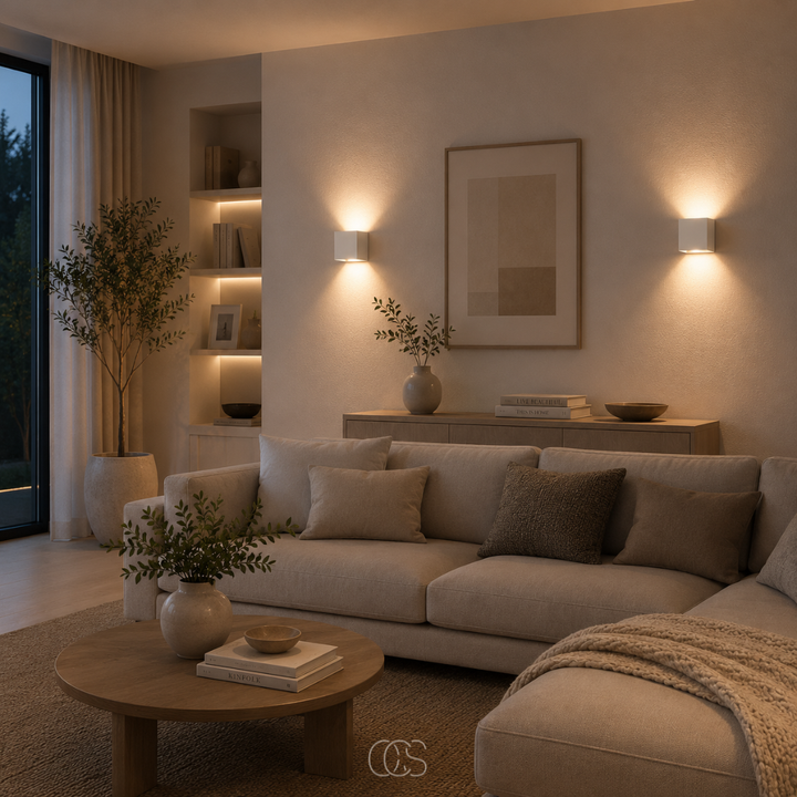 Luxe Cordless Wall Lamp | Square Sensor Light | Aluminum 10x10 cm 6