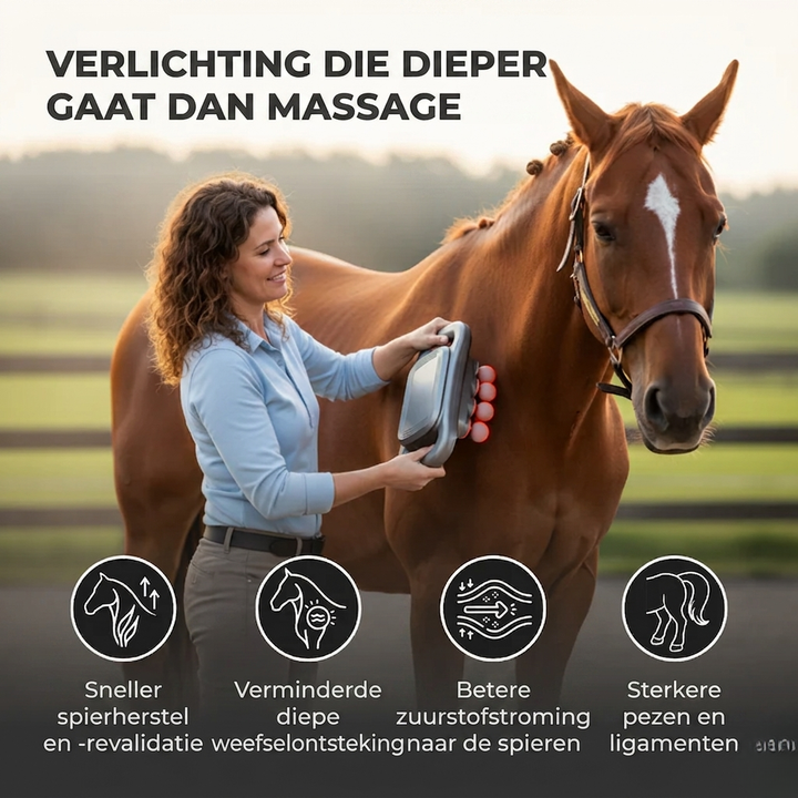 Red Light Massager for Relaxed, Supple Horse Muscles 4