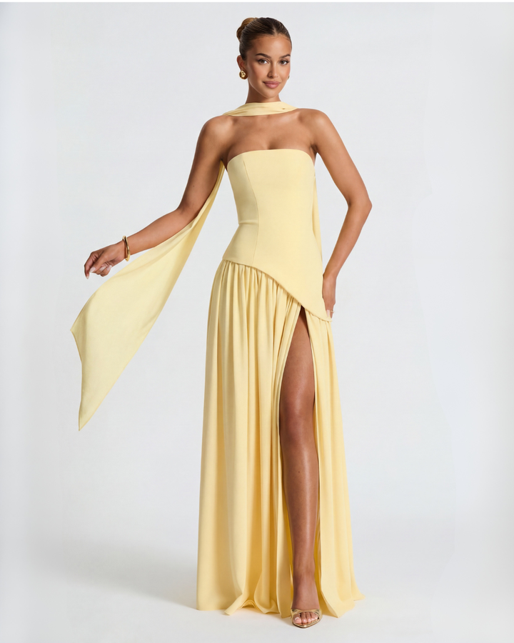 Twilight Maxi Dress in Lightweight Flowing Fabric 6