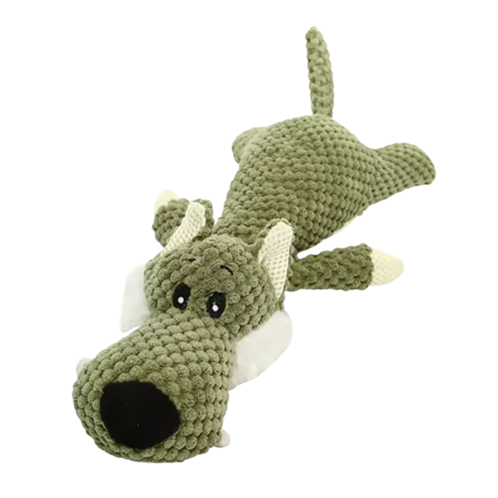 Tough Plush Dog Chew Toy for Strong Chewers 5