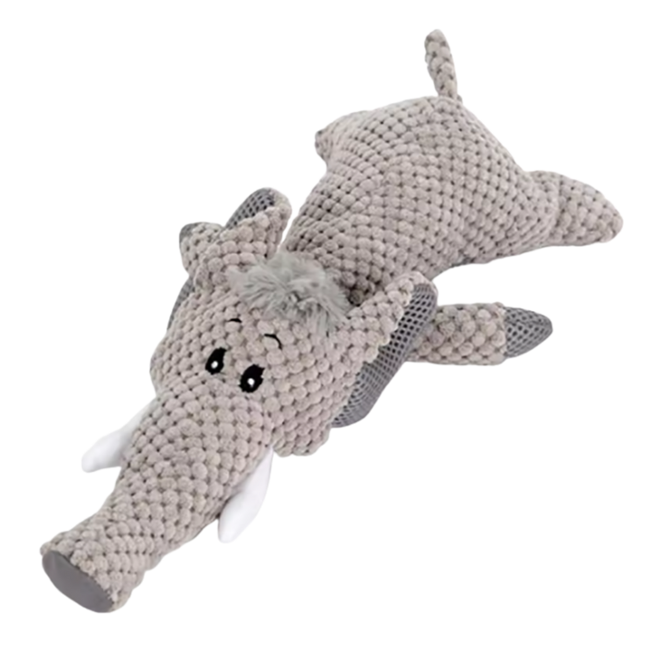 Tough Plush Dog Chew Toy for Strong Chewers 4