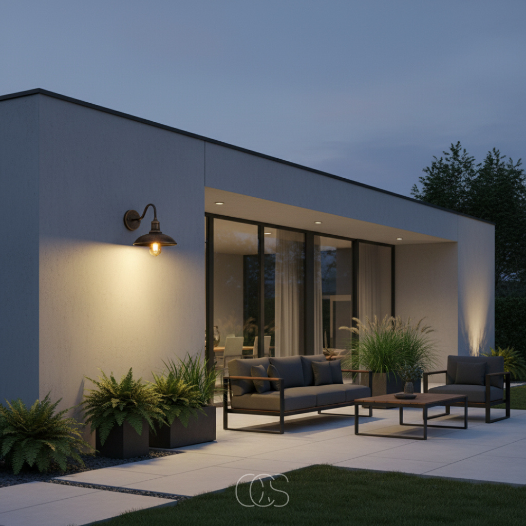 Vintage Outdoor Wall Lamp - Bronze Aluminum, IP65 Waterproof 4