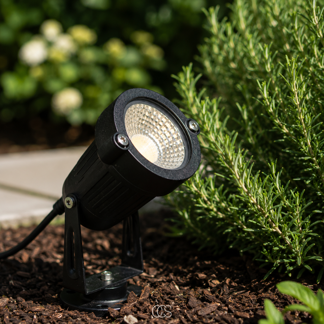 Adjustable LED Garden Spotlight with Ground Stake - 5W IP65 Waterproof for Yard, Path & Driveway 2