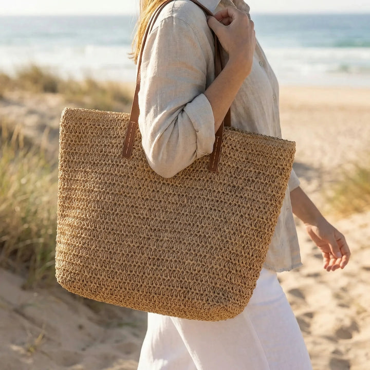 Open Weave Summer Tote - Lumara