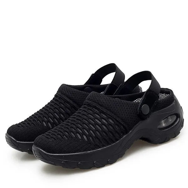 Orthopedic Mesh Clogs for Women | Air-Cushion Support | Non-Slip Slip-Ons 2