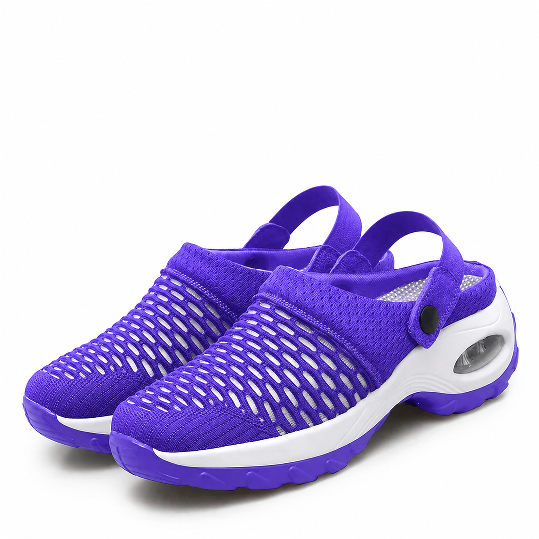 Orthopedic Mesh Clogs for Women | Air-Cushion Support | Non-Slip Slip-Ons 3