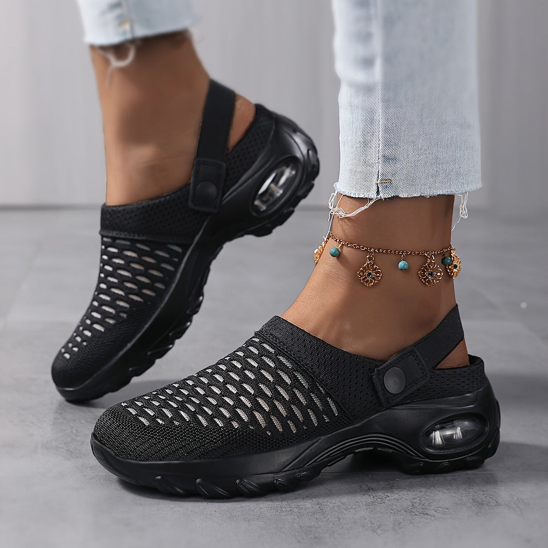 Orthopedic Mesh Clogs for Women | Air-Cushion Support | Non-Slip Slip-Ons 7