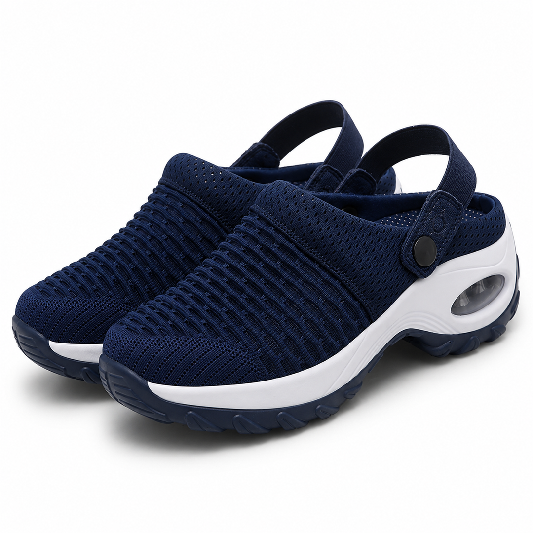 Orthopedic Mesh Clogs for Women | Air-Cushion Support | Non-Slip Slip-Ons 8