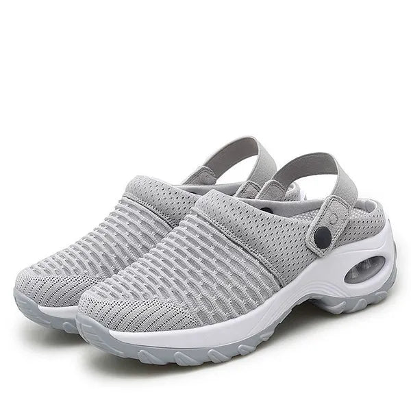 Orthopedic Mesh Clogs for Women | Air-Cushion Support | Non-Slip Slip-Ons 1
