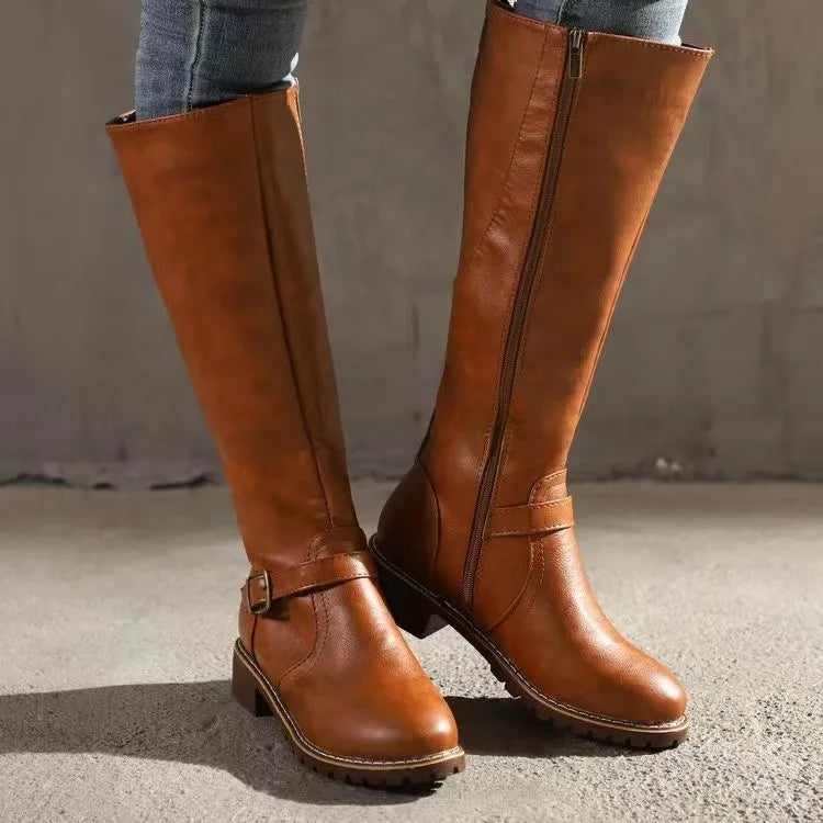 Orthopedic Women's Leather Boots with Arch Support for Comfort 1
