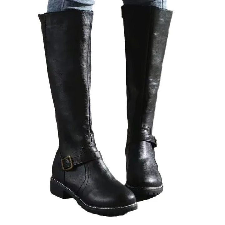 Orthopedic Women's Leather Boots with Arch Support for Comfort 5