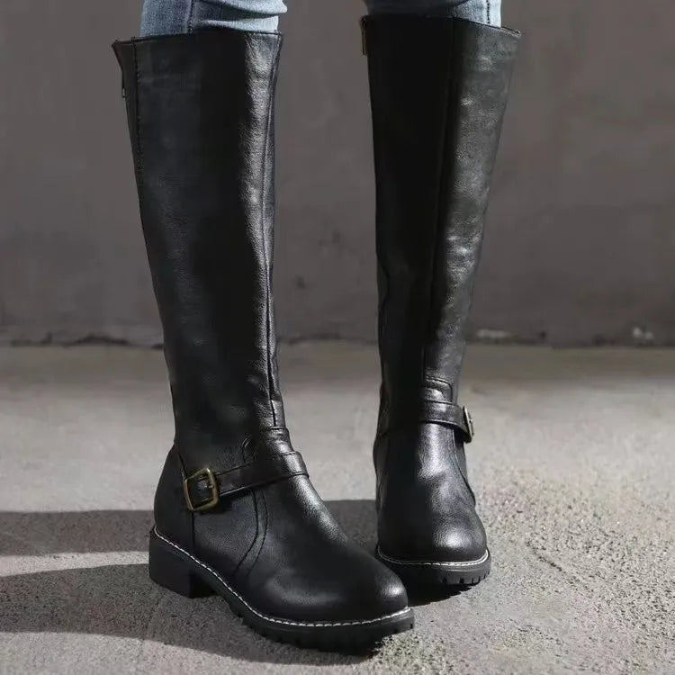 Orthopedic Women's Leather Boots with Arch Support for Comfort 7