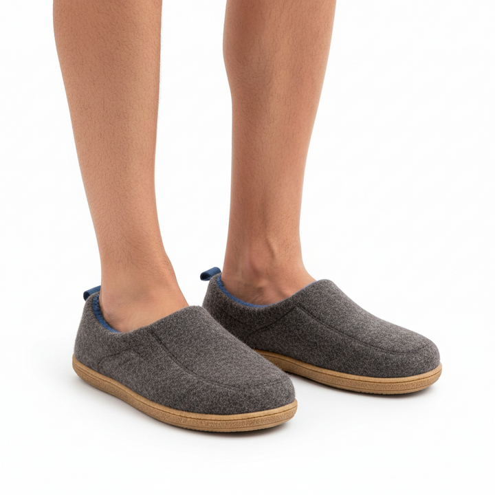 Orthopedic Unisex Indoor Slipper – Hard Sole & Fleece Support 10
