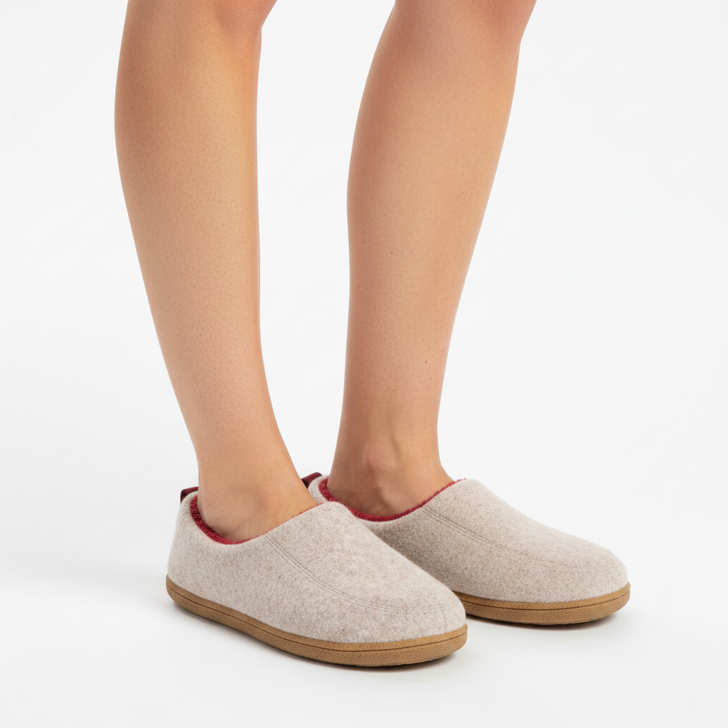 Orthopedic Unisex Indoor Slipper – Hard Sole & Fleece Support 8