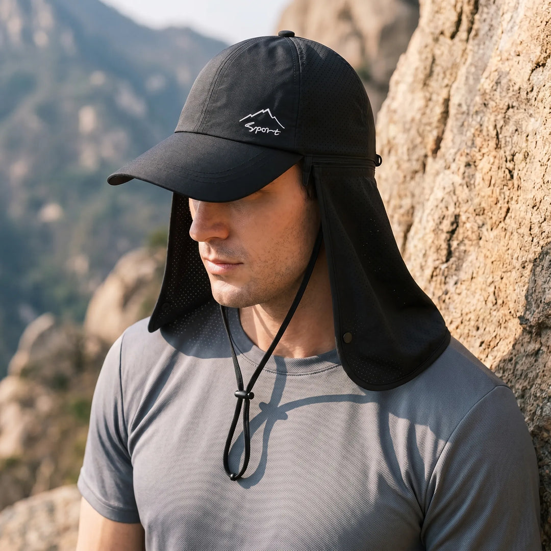 Outdoor Hat With Flap - Aeriq