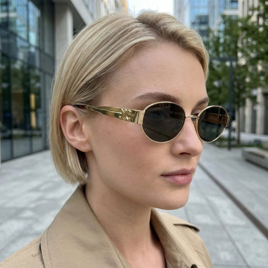 Oval Polarized Sunglasses - Solarix