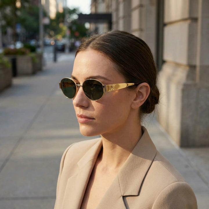 Oval Polarized Sunglasses - Solarix