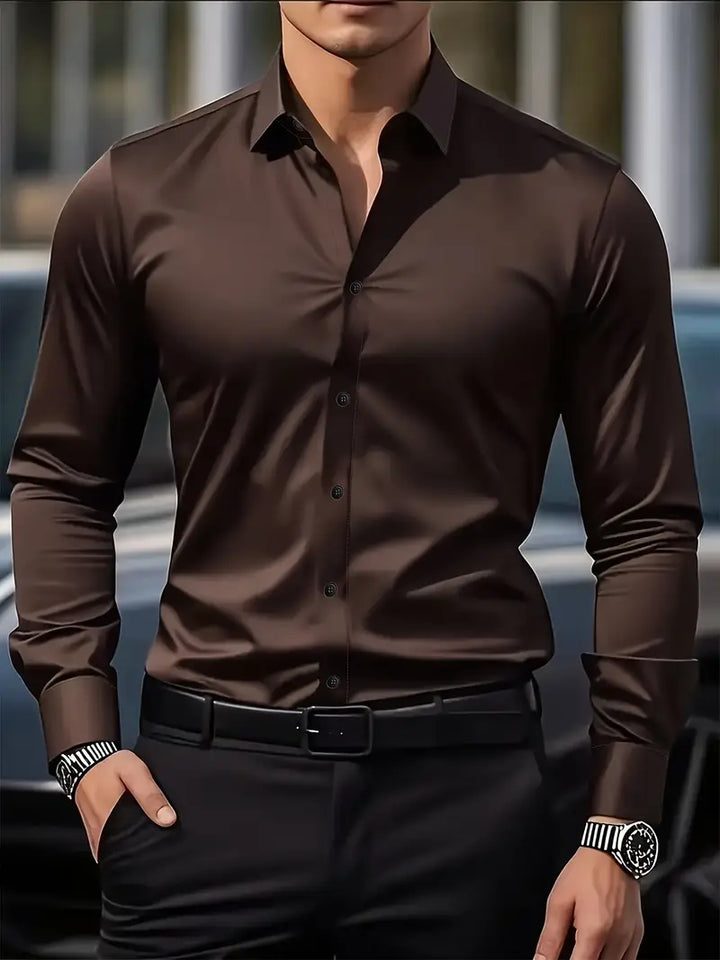 Men's Dress Shirt | Breathable & Wrinkle-Resistant 4