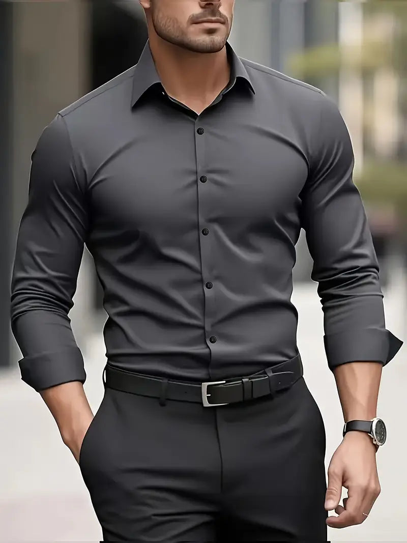 Men's Dress Shirt | Breathable & Wrinkle-Resistant 6