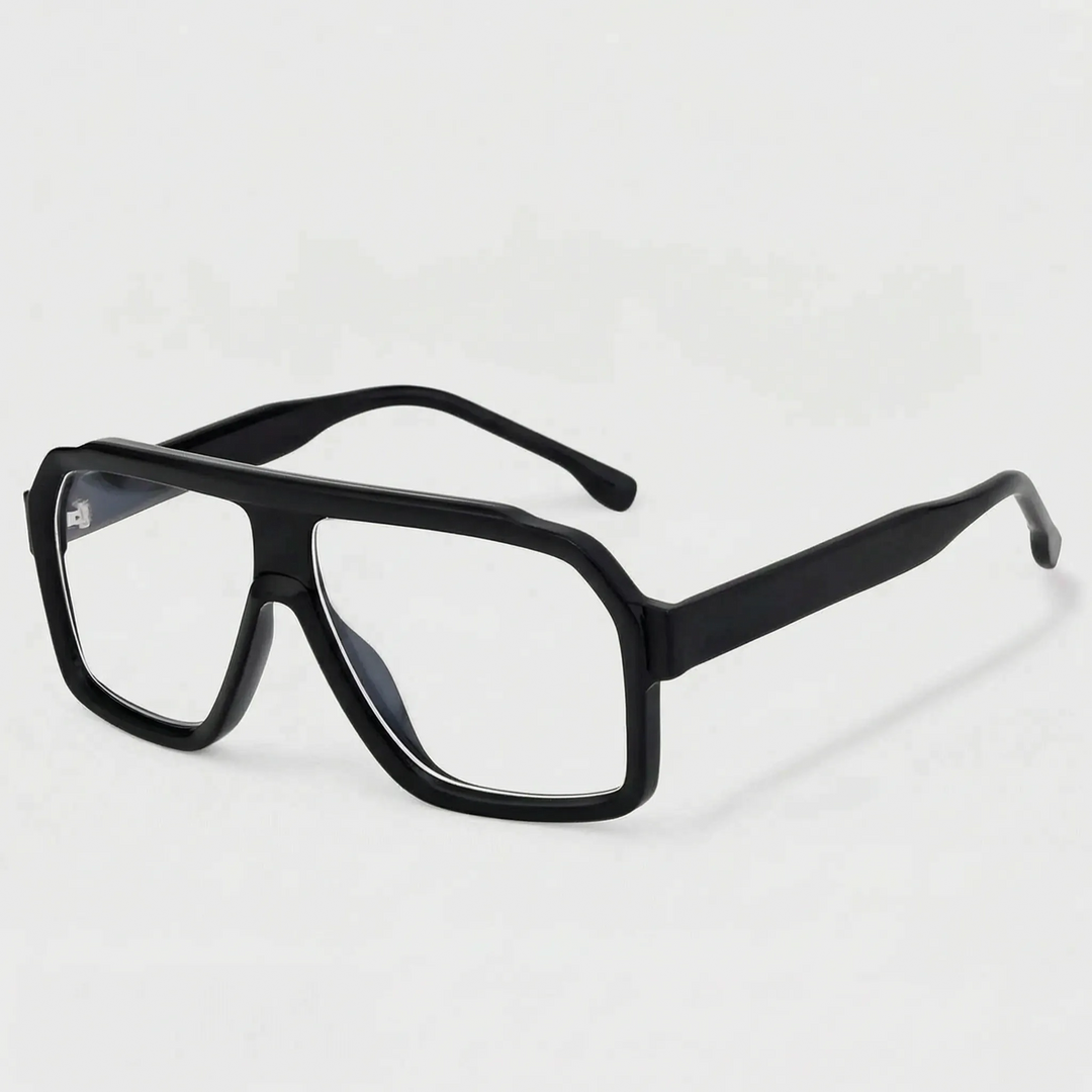 Oversized Flat-Top Sunglasses - Solura