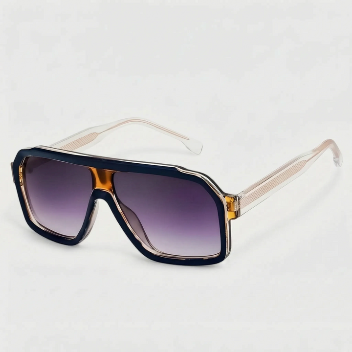 Oversized Flat-Top Sunglasses - Solura