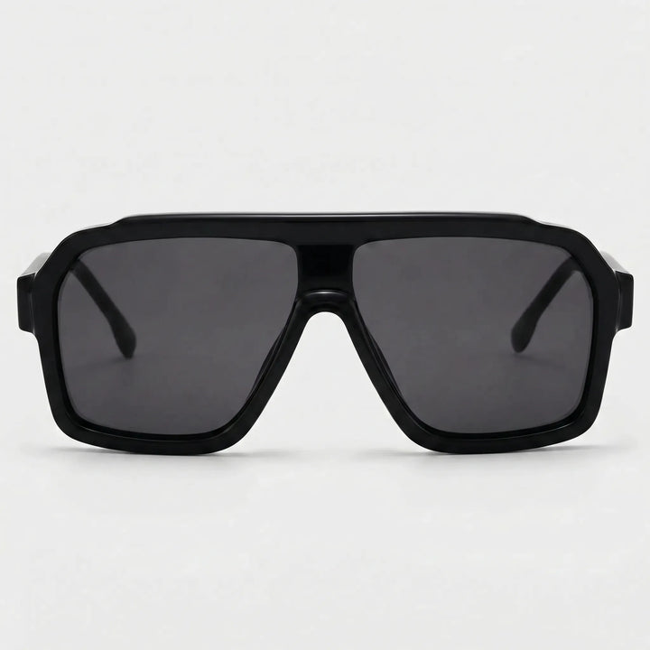Oversized Flat-Top Sunglasses - Solura