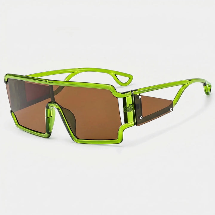 Oversized Shield Sunglasses - Kintura