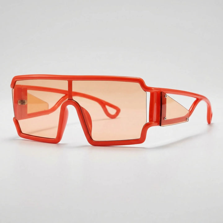 Oversized Shield Sunglasses - Kintura