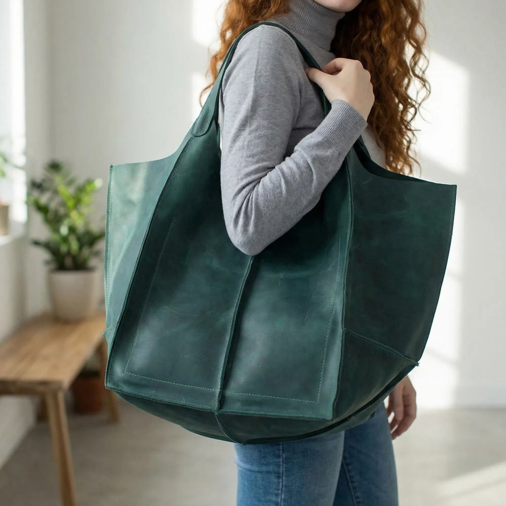 Oversized Shoulder Tote - Volara