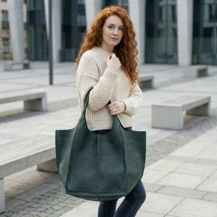 Oversized Shoulder Tote - Volara