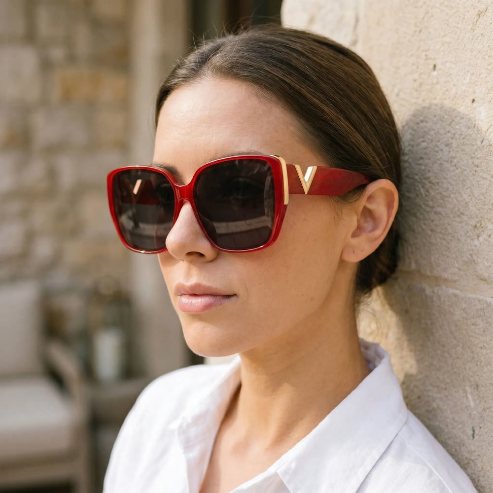 Oversized Square Frame Sunglasses - Vexira