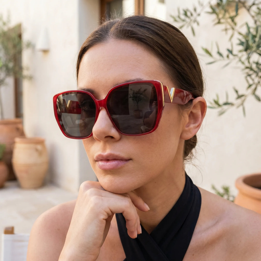 Oversized Square Frame Sunglasses - Vexira
