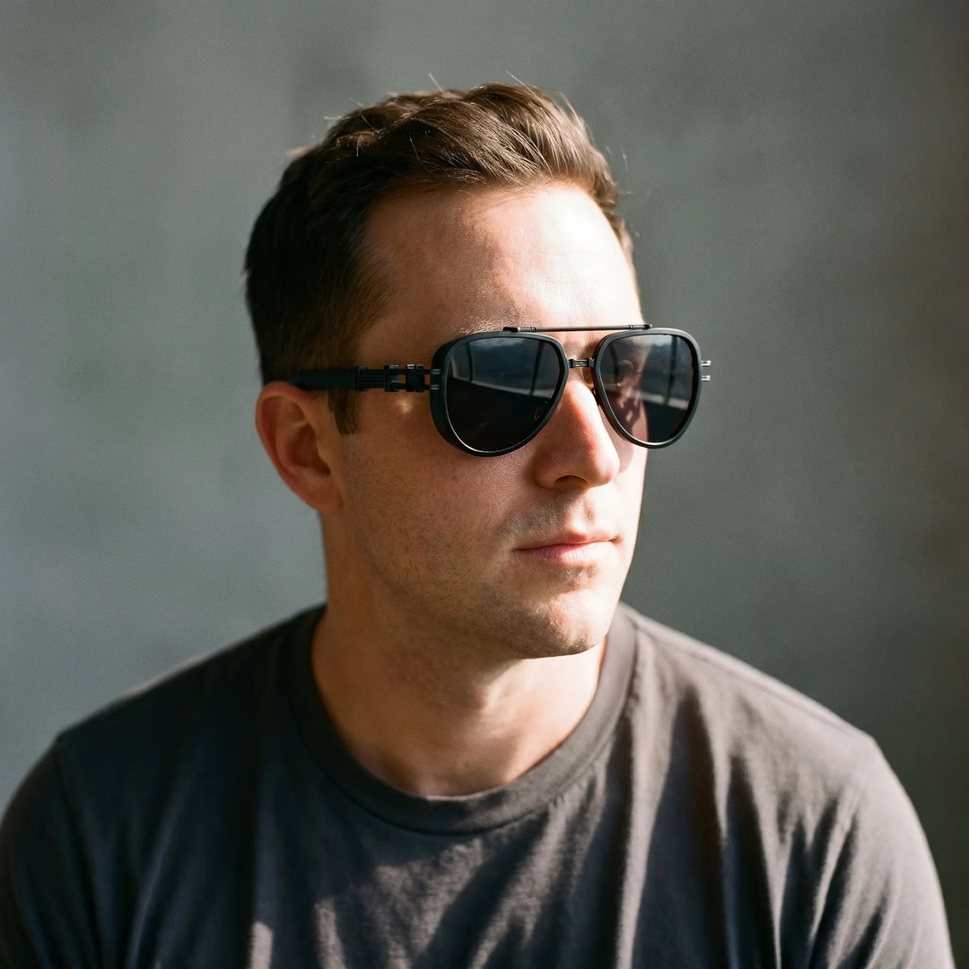 Oversized Steampunk Sunglasses - Aethra