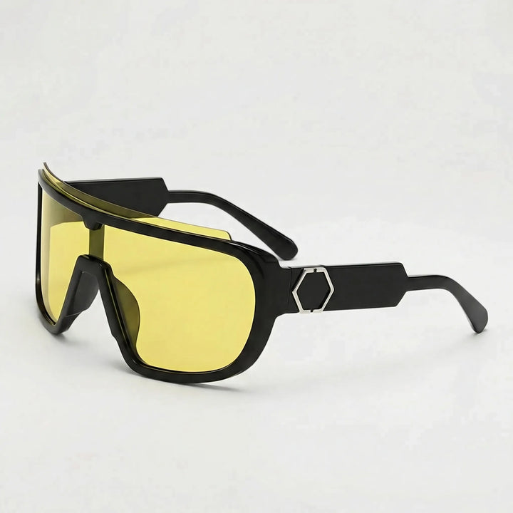 Oversized Wraparound Sunglasses - Zylara