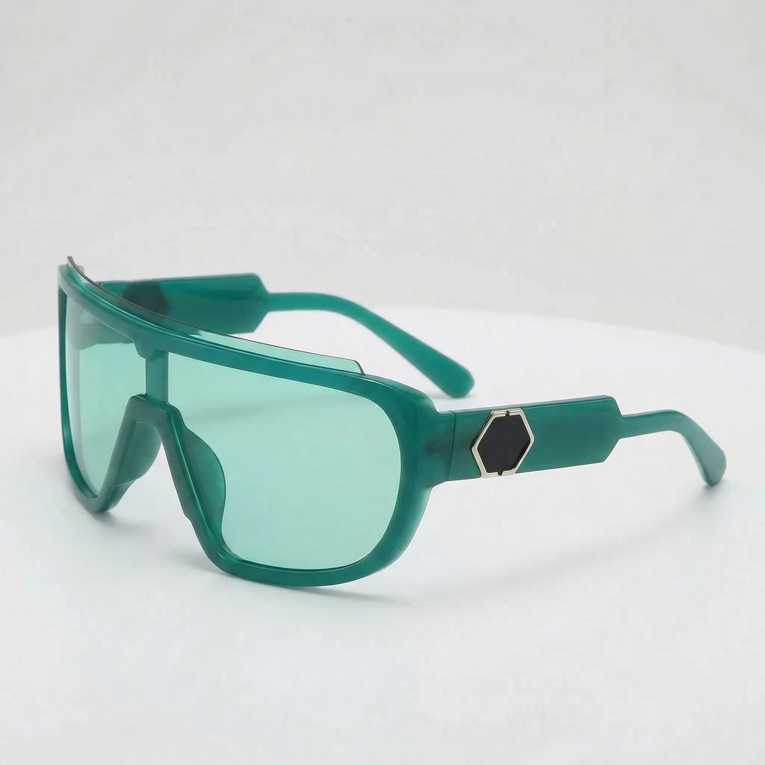Oversized Wraparound Sunglasses - Zylara