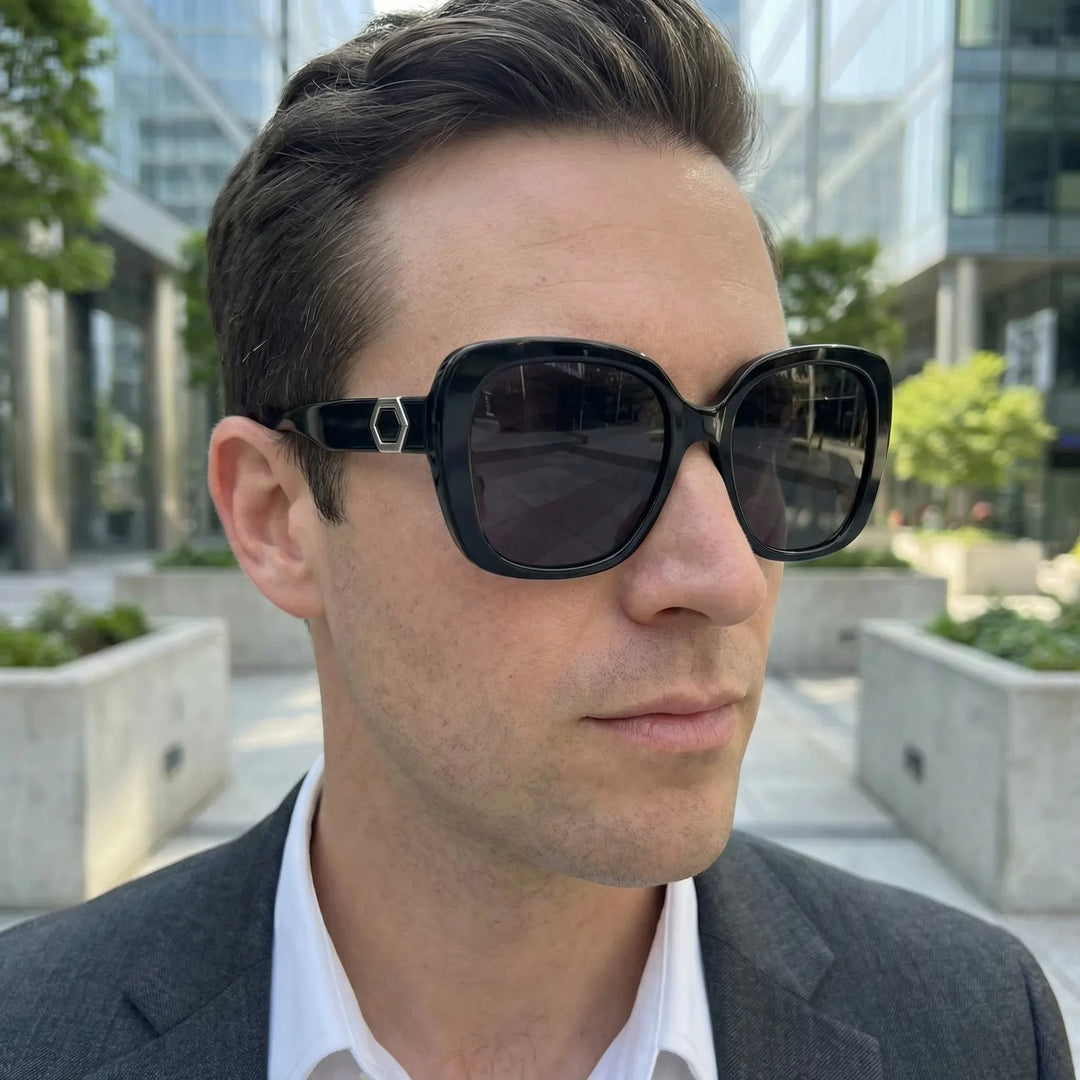 Oversized Wraparound Sunglasses - Zylara