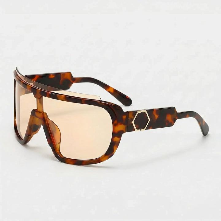 Oversized Wraparound Sunglasses - Zylara