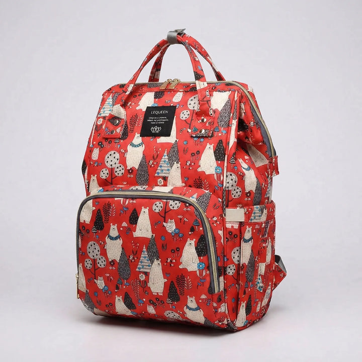 Patterned Diaper Backpack - Omnipack